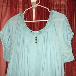 Light Blue Blouse